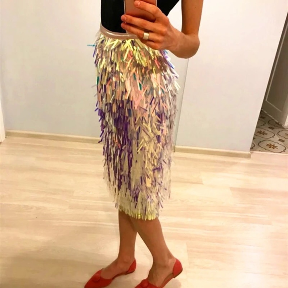 NWT gorgeous party sequin midi skirts - Picture 3 of 8